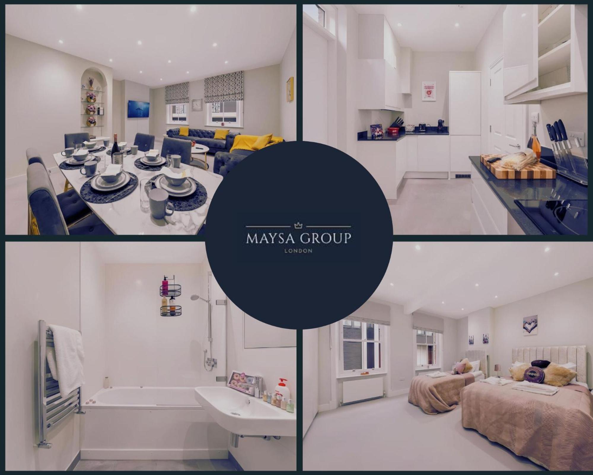 Chic 2 Bed Maisonette In Mayfair 32A Londen Buitenkant foto